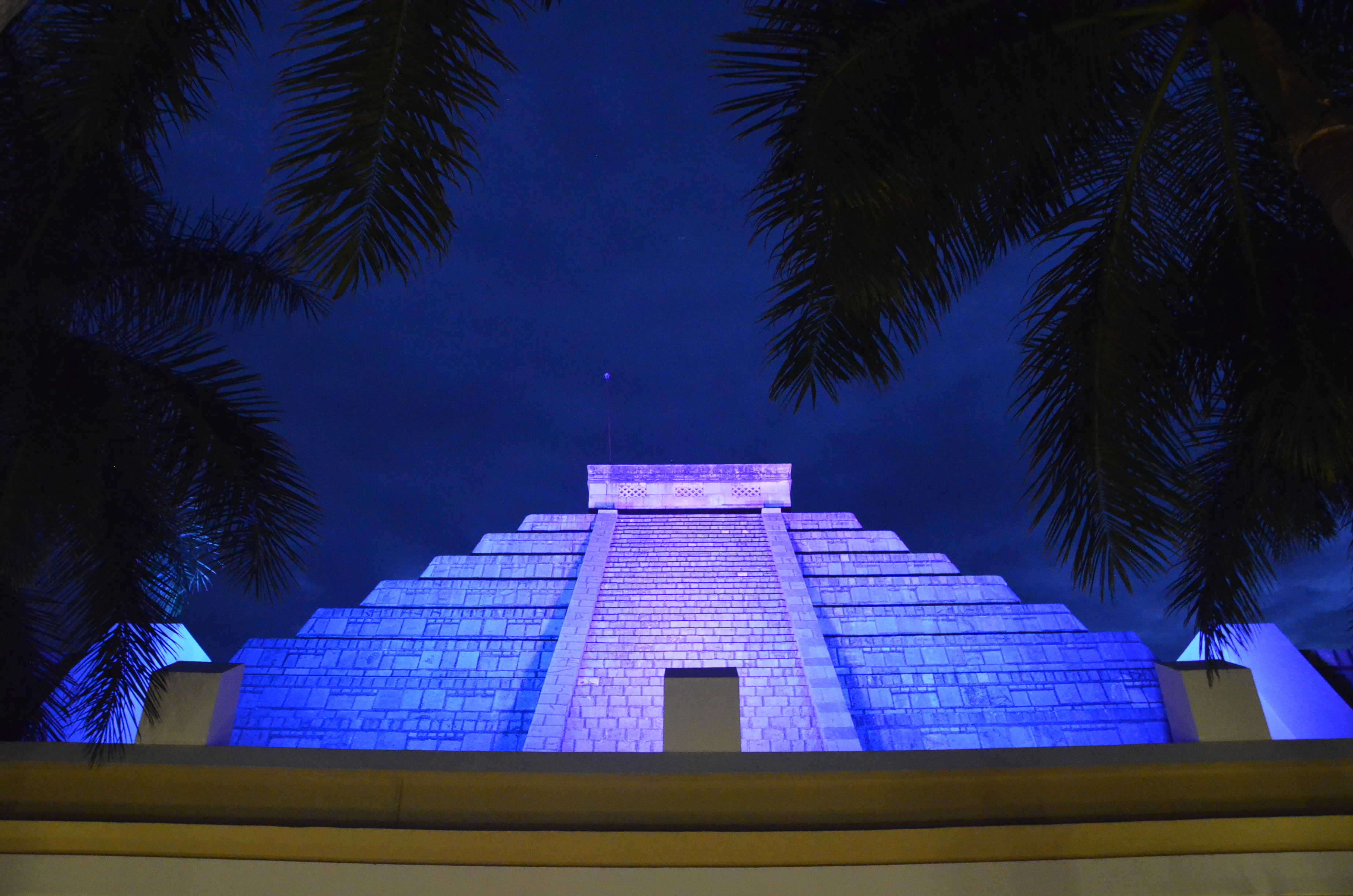 Blue Illuminated Pyramid thing.JPG